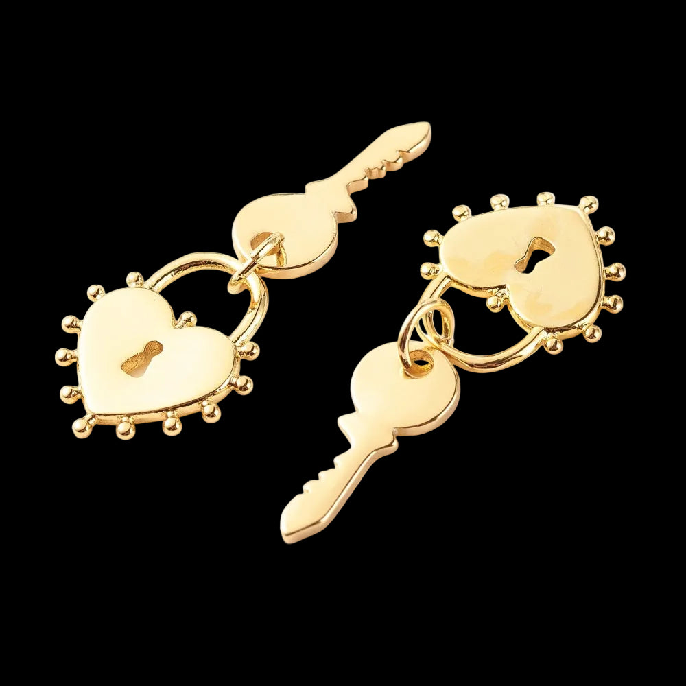 Key & Heart Lock Charm