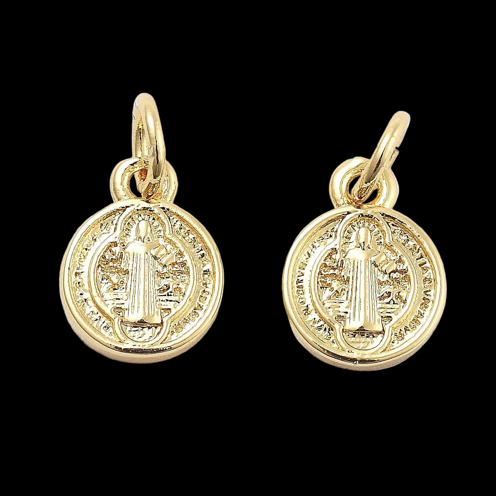 San Benito Mini Round Medal Charm
