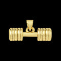 Small Dumbbell Charm