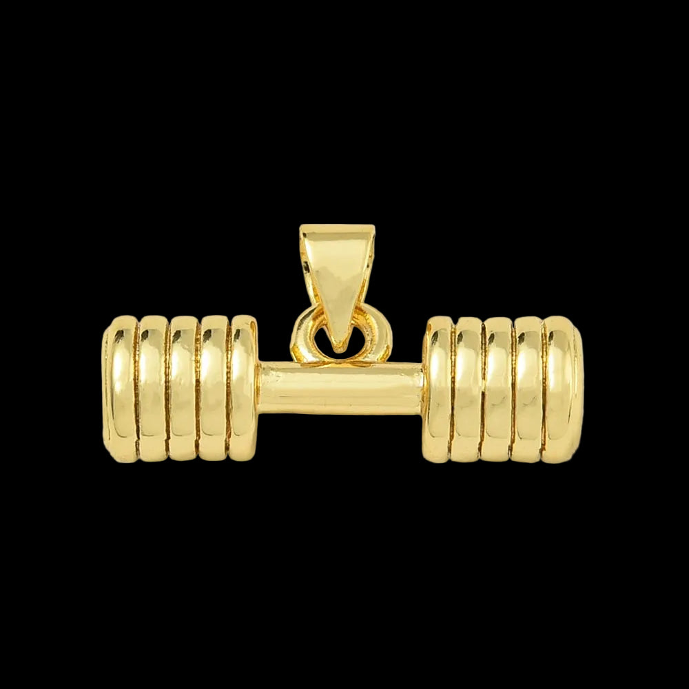 Small Dumbbell Charm