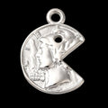 Silver Vintage Coin Charm