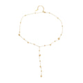 BEADED LARIAT NECKLACE