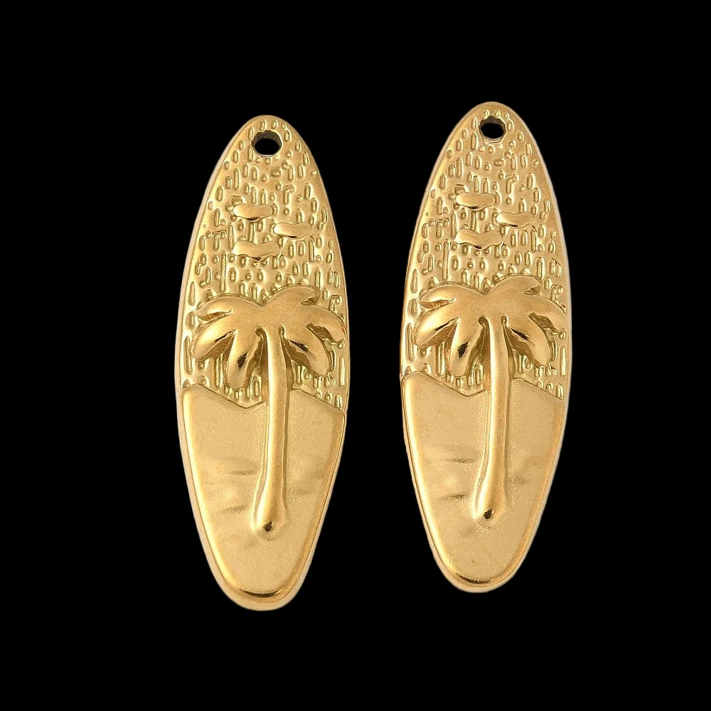 Surfboard with Palm Charm