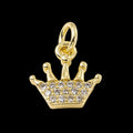 Zirconia Crown Charm