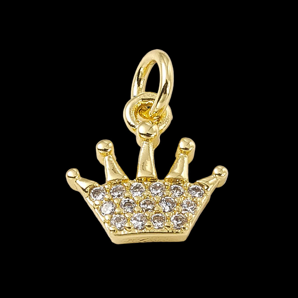 Zirconia Crown Charm