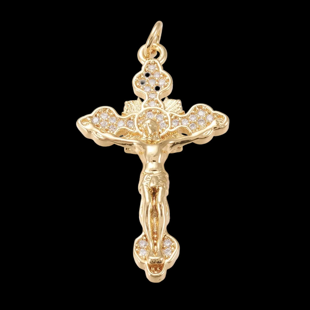 Bust-Down Cross Charm
