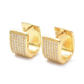 PAVÉ SQUARE HUGGIES