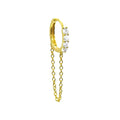ZIRCONIA CHAIN HUGGIE