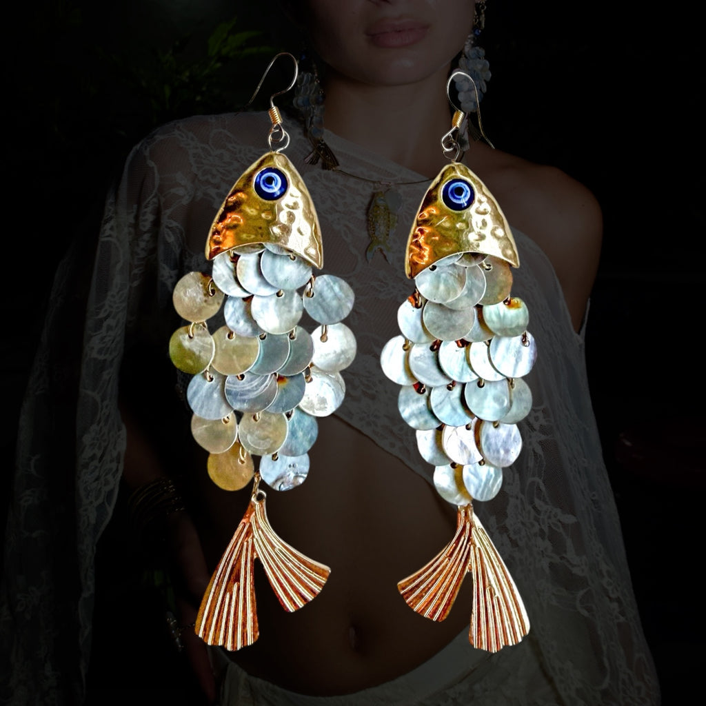 MEDITERRANEAN FISH EARRINGS