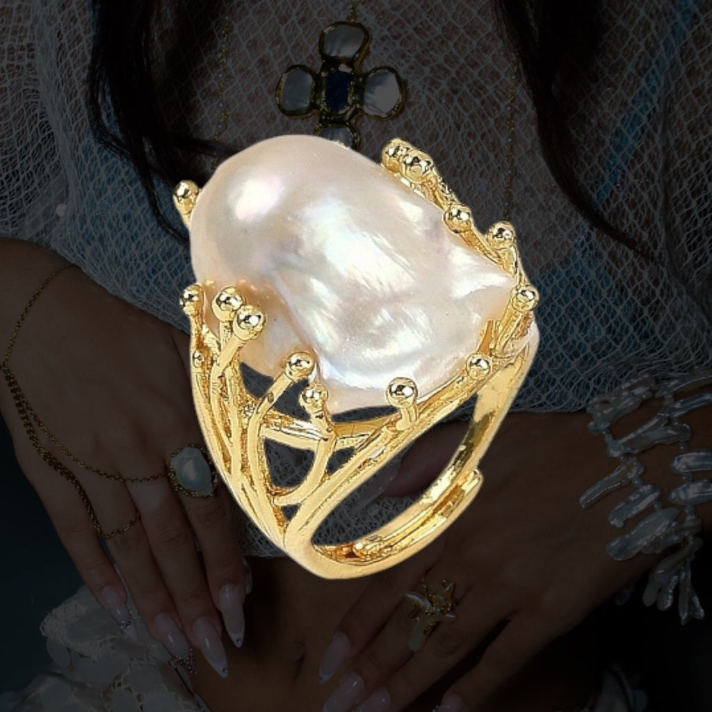 COASTAL PEARL RING