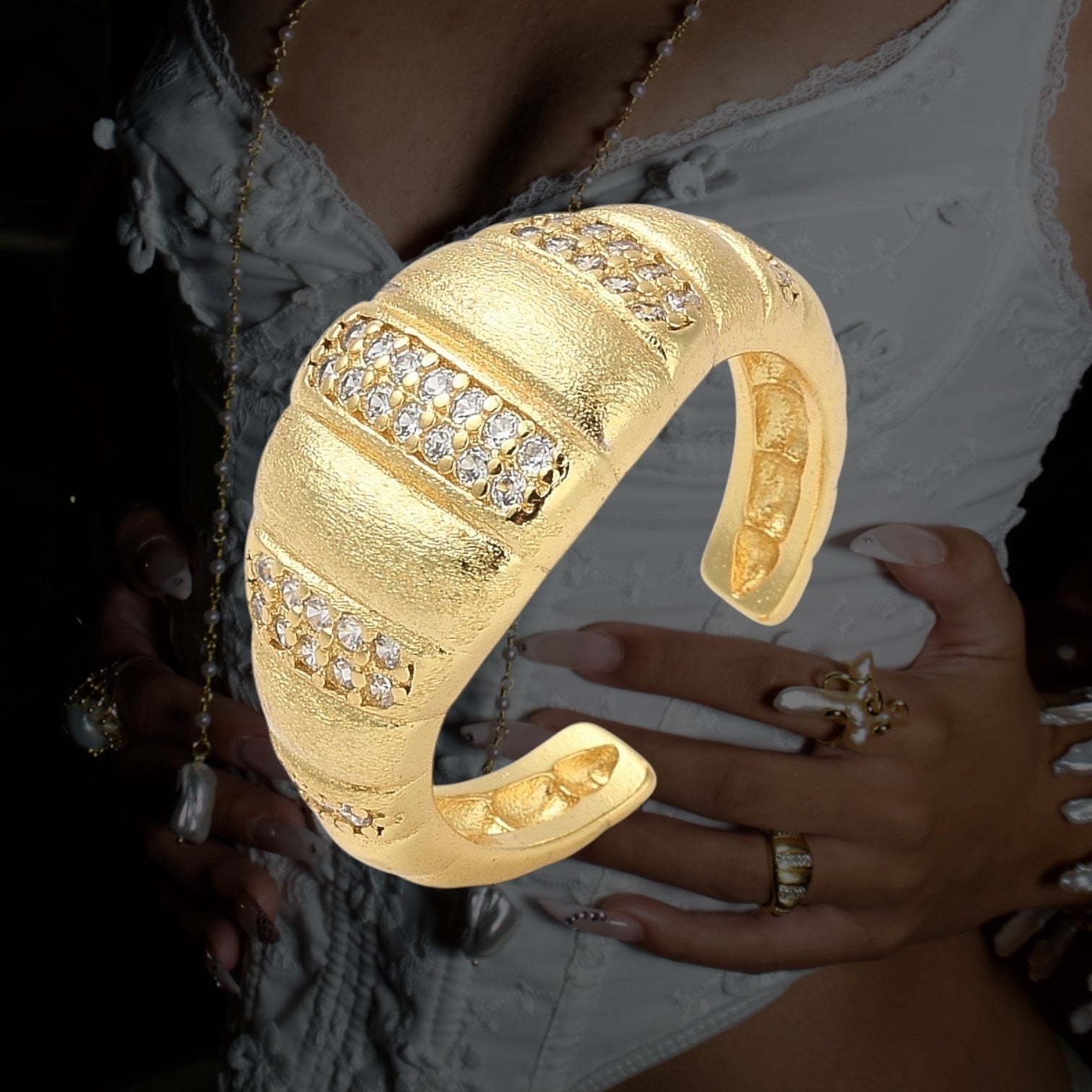 MARCELLA GOLD DOME RING