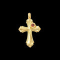 Amaranth Cross Charm