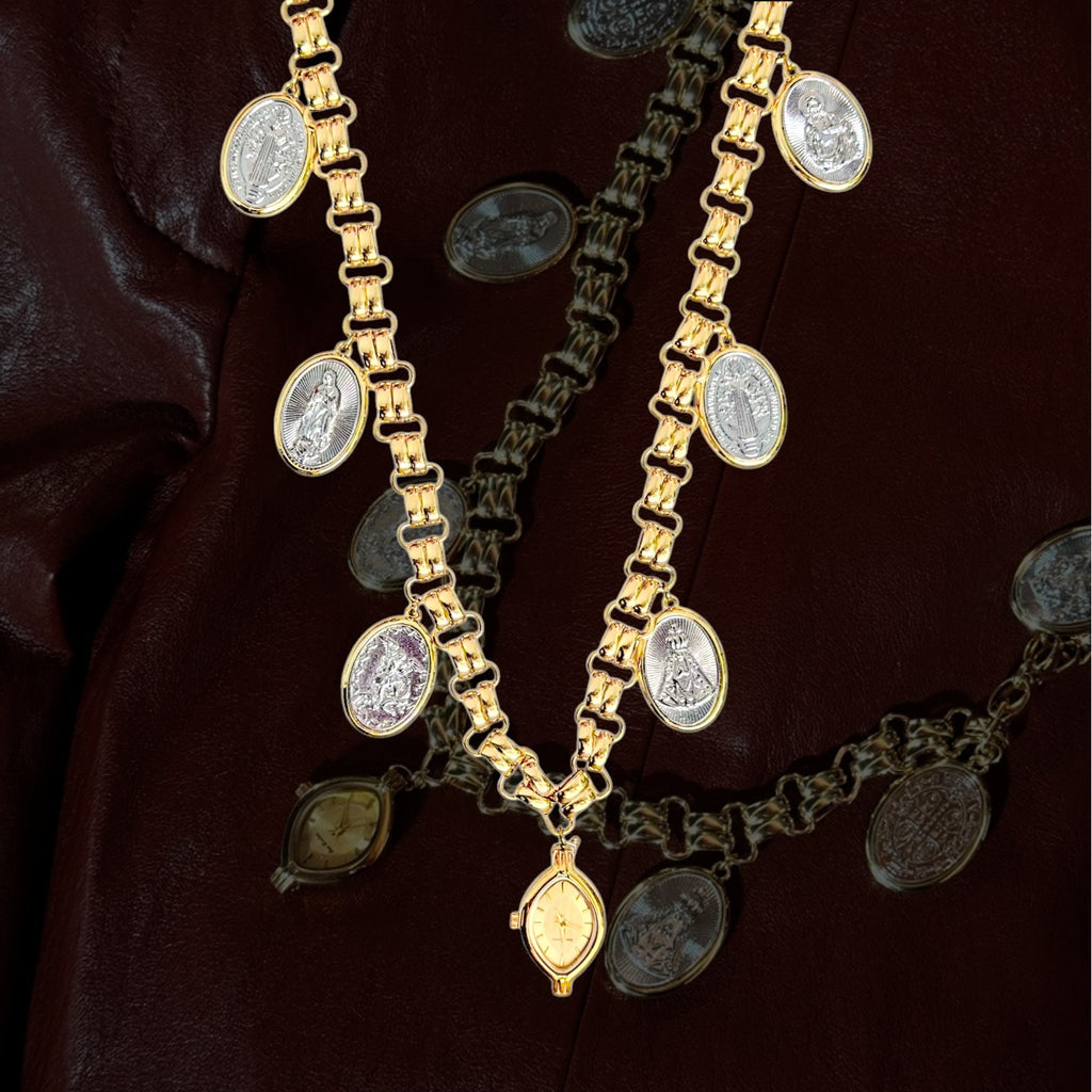 MEDALLION ARCHIVE - REWORKED WATCH NECKLACE