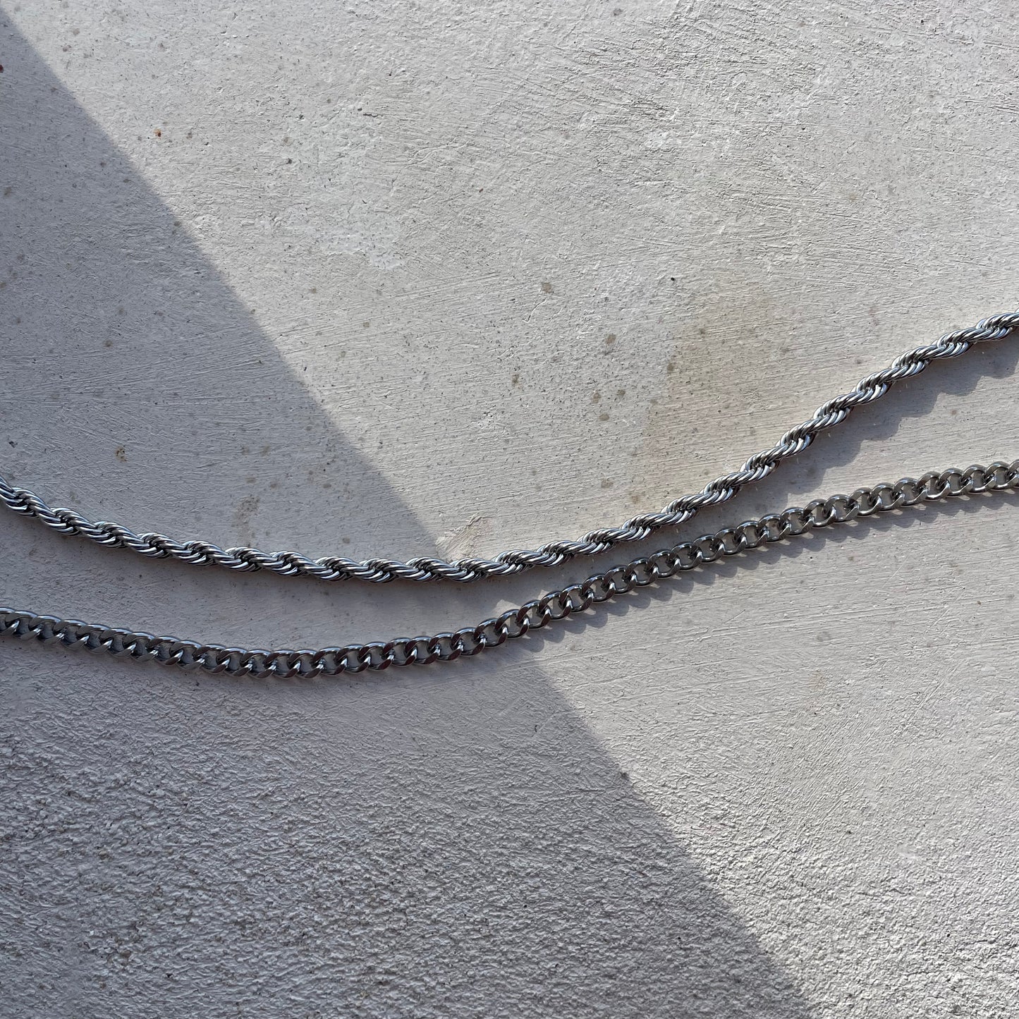 4MM SILVER ROPE CHAIN